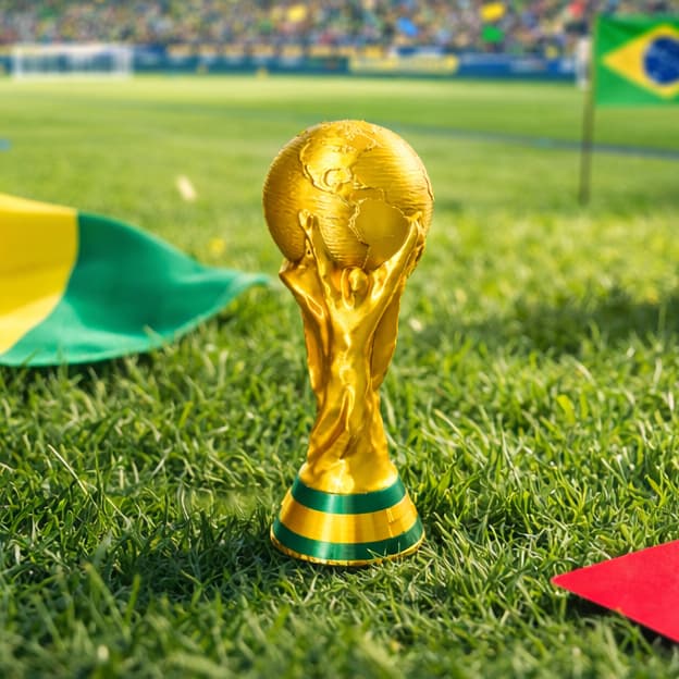 Taça Copa do Mundo 2026 Qualidade Premium Decorativa Presente Amantes de Futebol