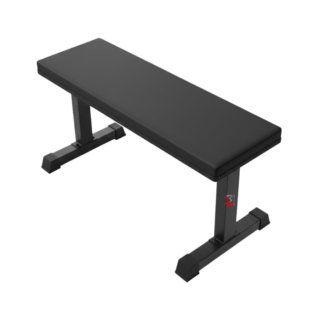 Banco Reto para Musculação 90cm Suporta até 250kg Estrutura Reforçada Ideal para Treino pesado