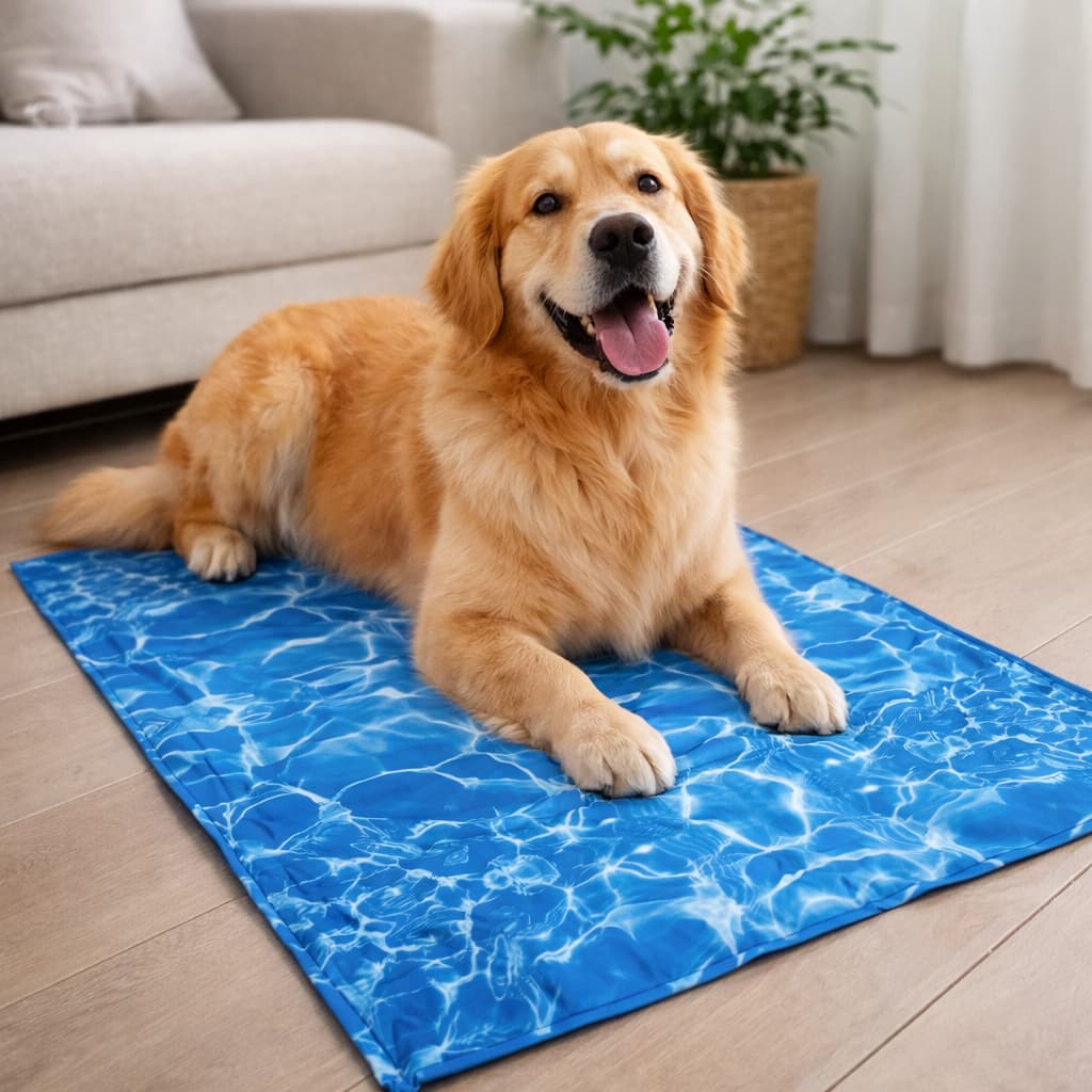 Tapete Gelado para Cachorro 50x90cm – Refresca Até 10°C Abaixo do Ambiente