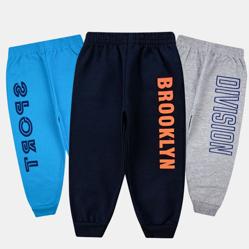 Kit 3 Calça Infantil Moletom Juvenil Flanelada Com Estampa