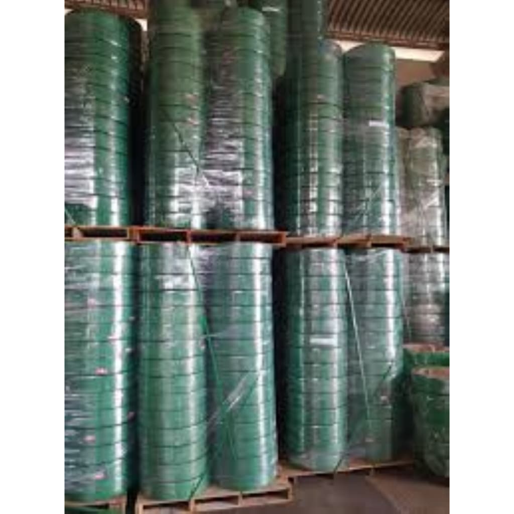 CINTA DE ARQUEAR PET VERDE 13mm, 16mm, PROMOÇÃO FITA PLASTICA, AMARAÇÃO, DURABILIDADE