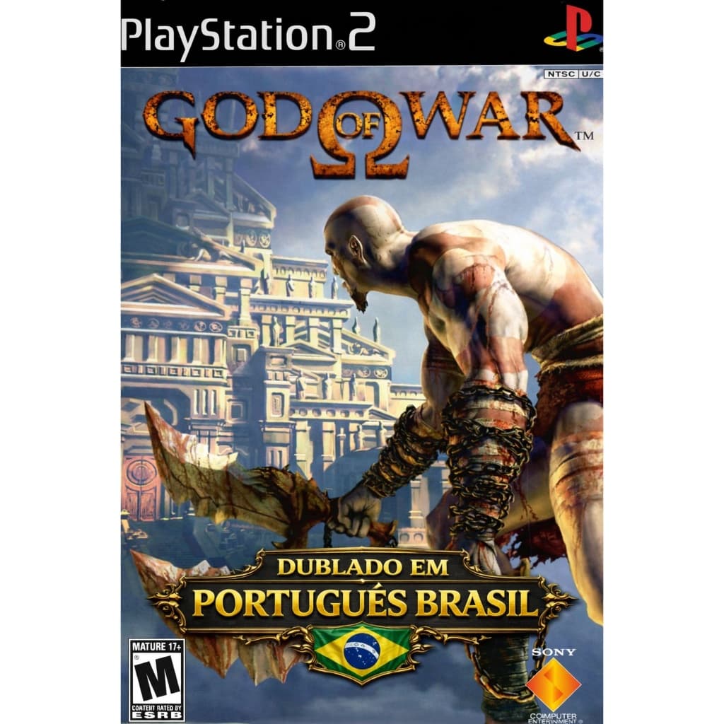 ⚔️God of War 1 Dublado PT BR PS2 DVD – Dublagem IA Português Brasil – PlayStation 2 Desbloqueado