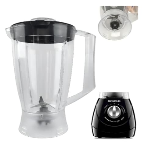 Copo De Liquidificador Para Mondial Line L-28 L-26 Cristal