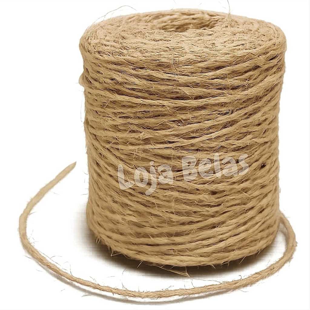 Fio de Juta Natural 10 M/ 45 M / 100 Metros