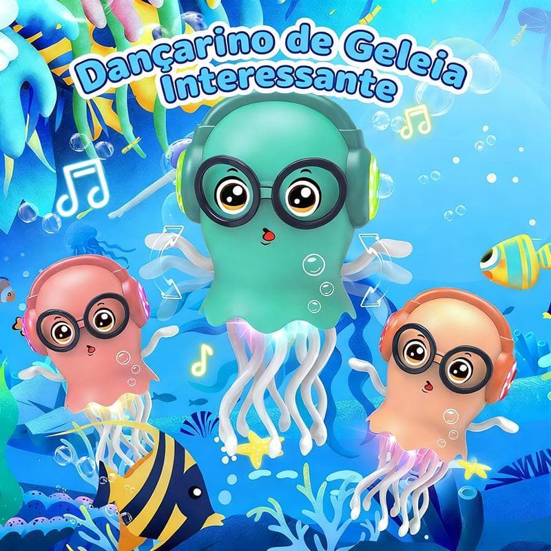 Novo Brinquedo de Medusa Elétrica Dançante, com Evitação de Obstáculos, Música e Luzes, Brinquedo Presente Infantil
