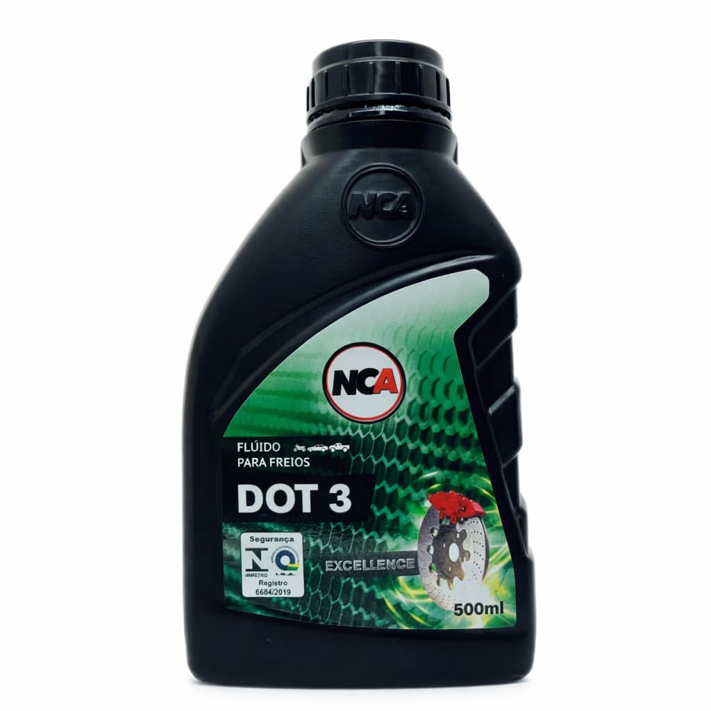 Fluído de Freio NCA DOT 3 – 500ml | Segurança e Performance para seu Veículo