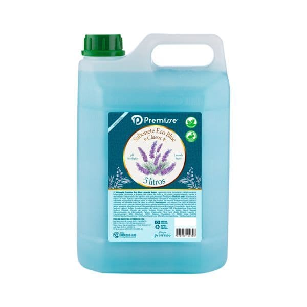Sabonete Líquido Premisse 5L Eco Blue Perfume Intenso Limpeza Profunda Aroma Agradável Imperdível SB