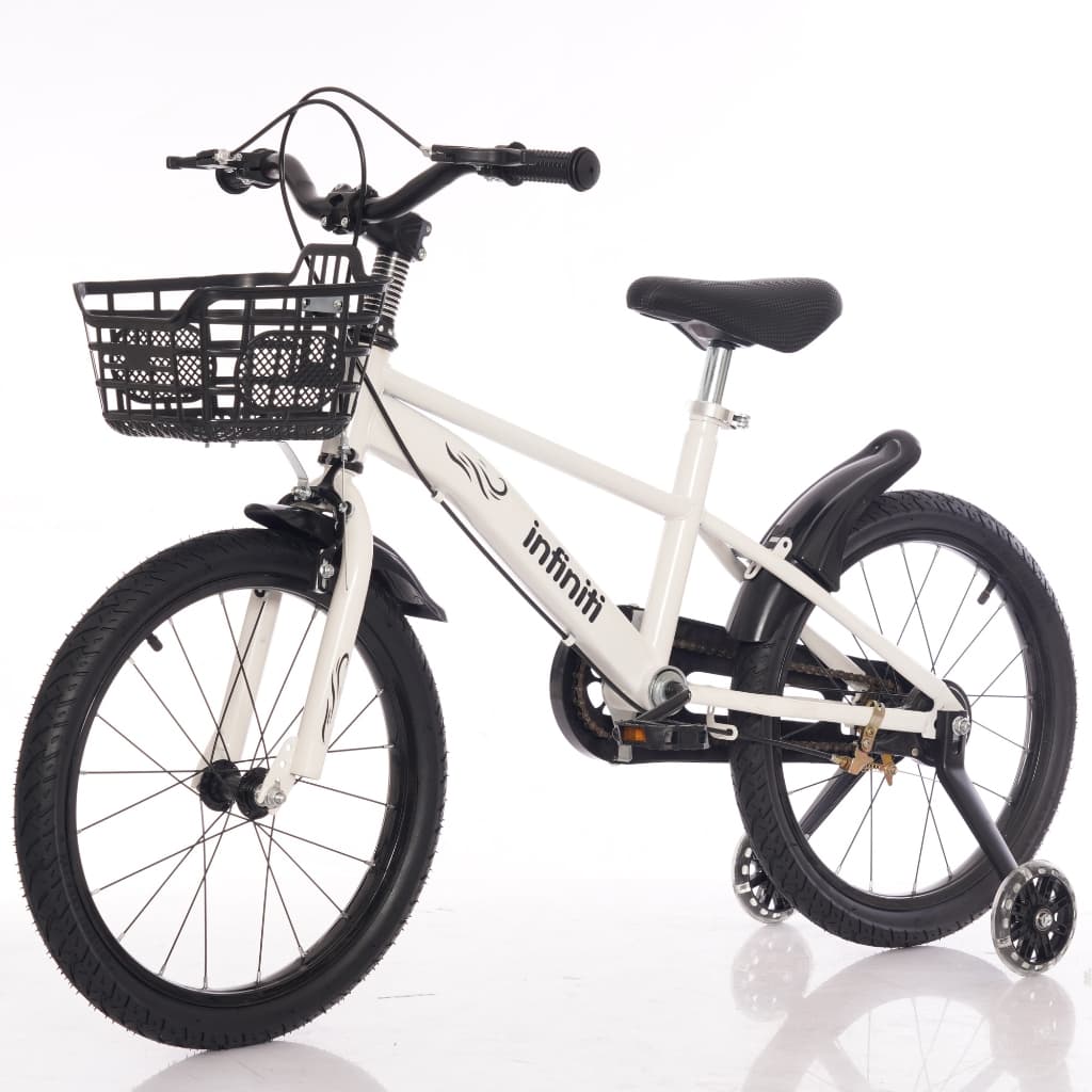 Bicicleta Infantil Aro 16 Branco Infiniti Kids