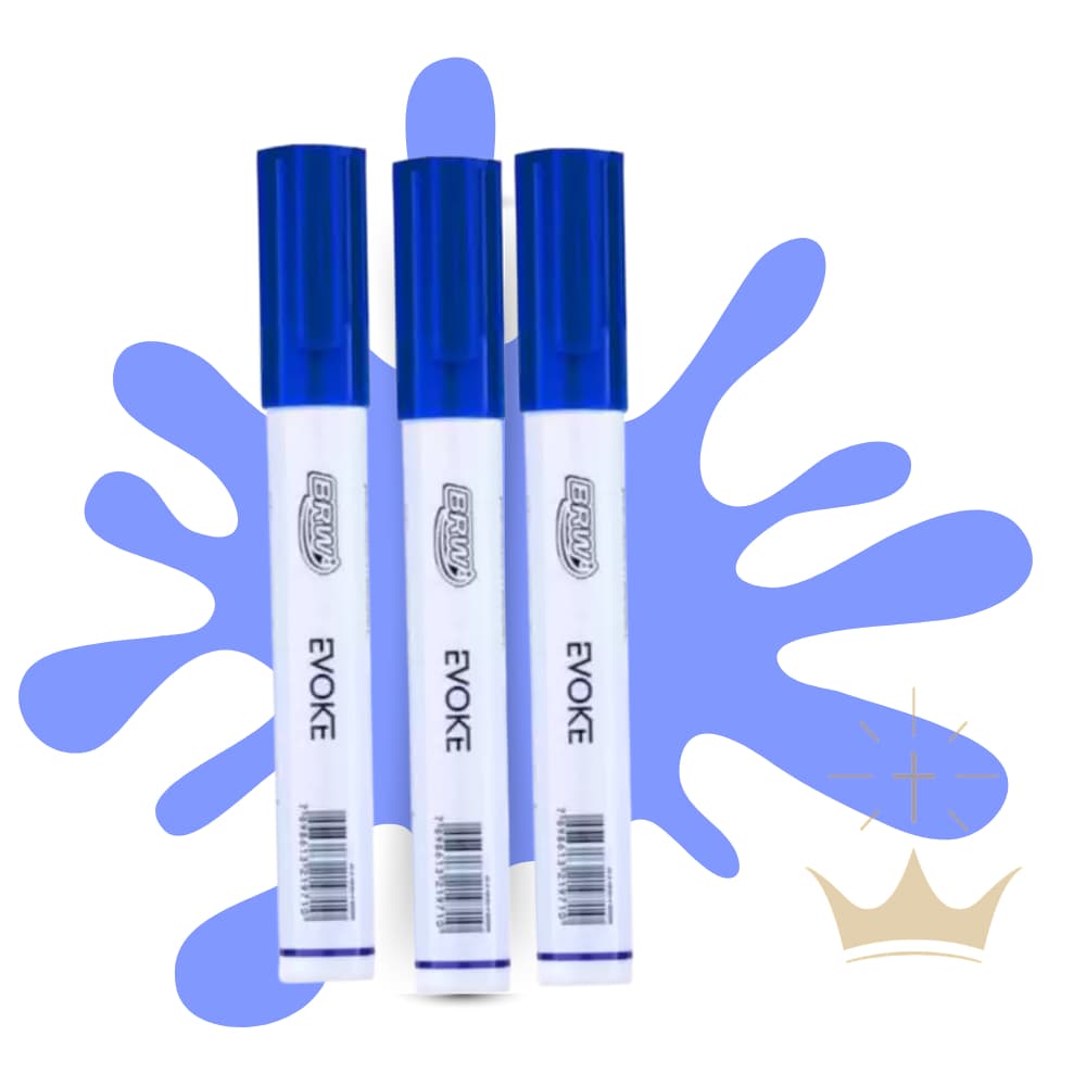 Giz Líquido 6mm 4g - BRW | Caneta Lousa Vidro Carro Vitrine Espelho Marcador - Unidade/Kit