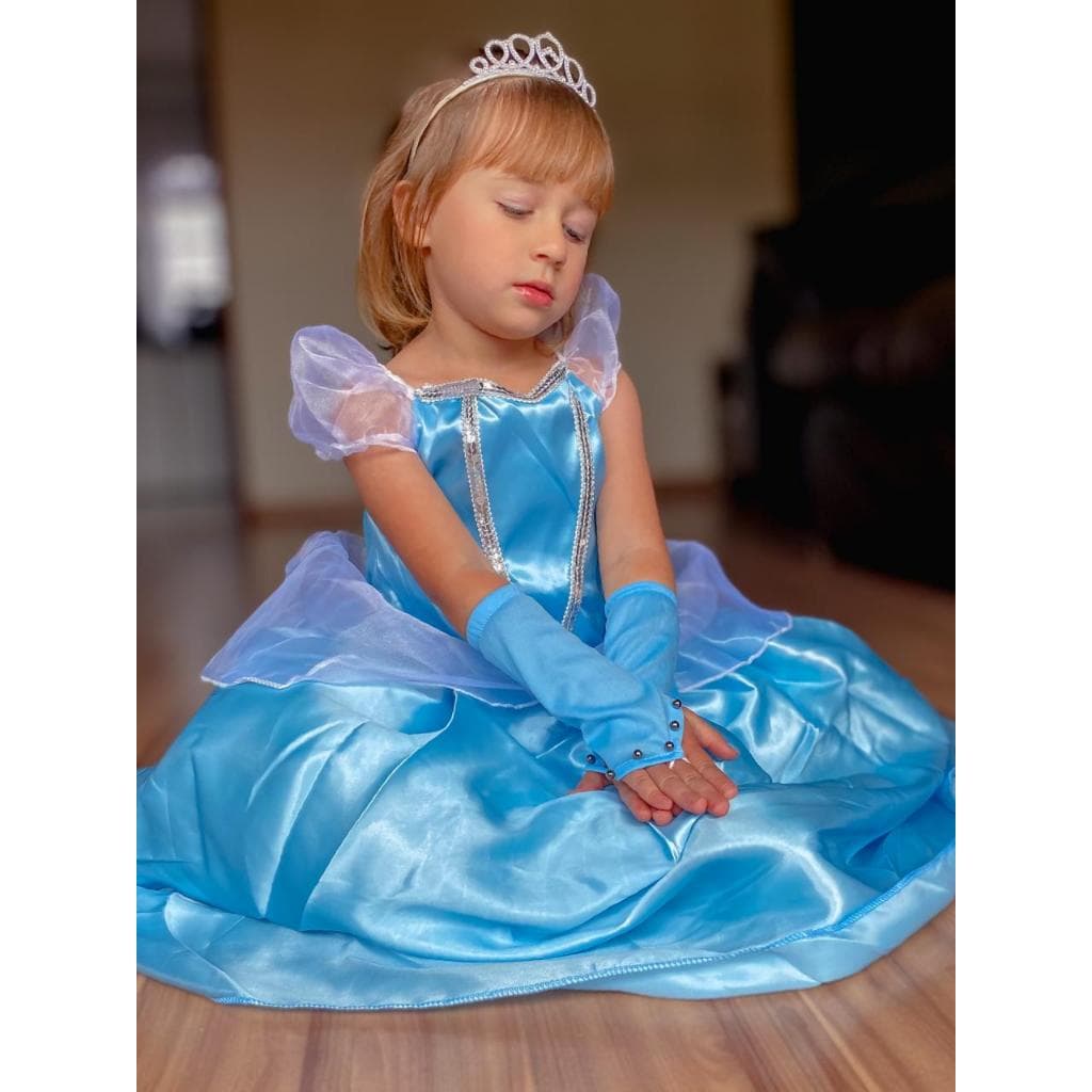 Fantasia Infantil Princesa Cinderela