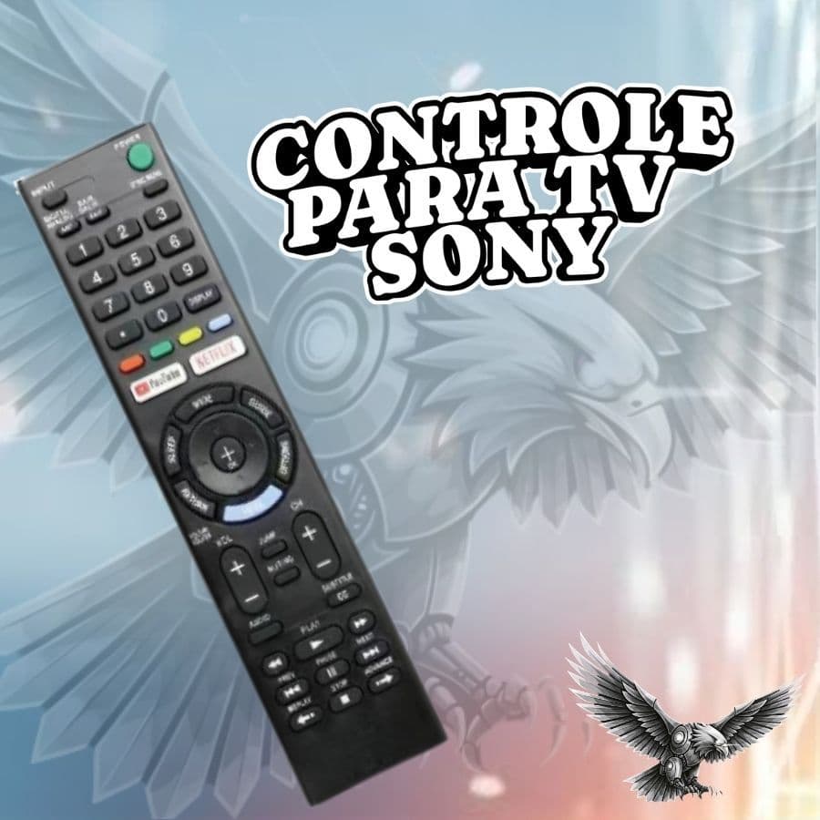 Controle para Smart TVs Sony Bravia LCD e LED. 7041