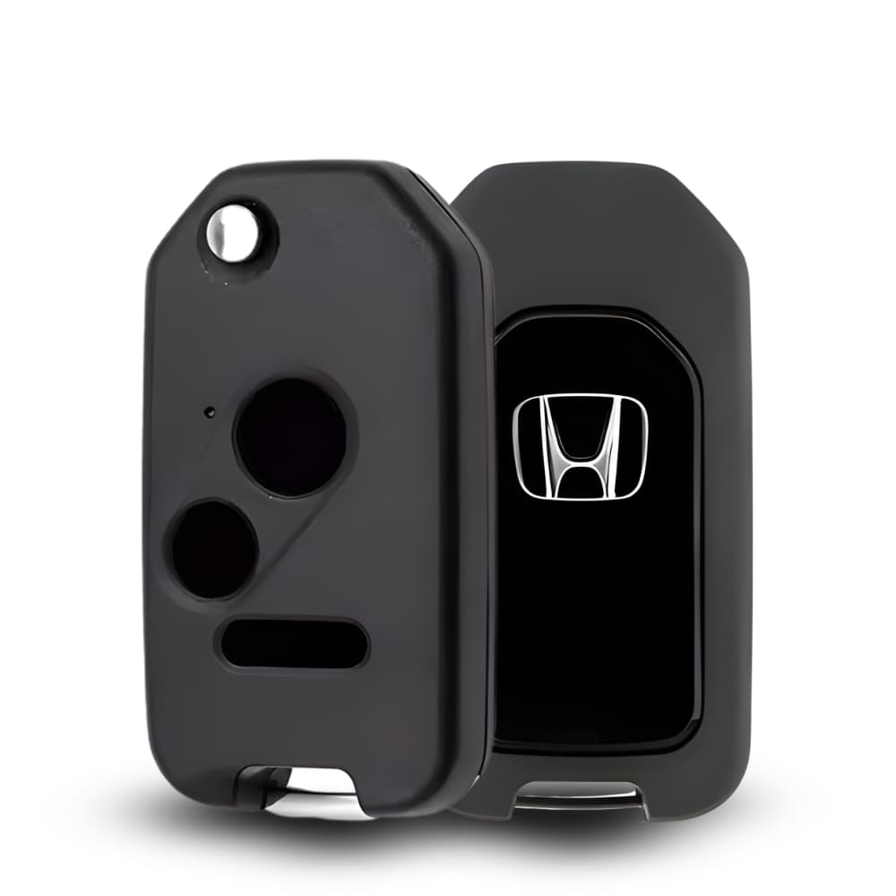Carcaça Chave Canivete Adaptação Honda Fit Civic Citu CRV 2 Botões + Pânico