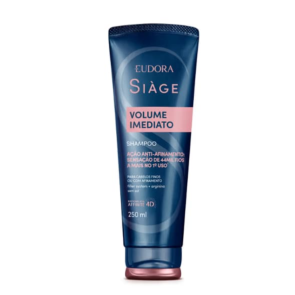 Shampoo Siàge Volume Imediato 250ML - EUDORA SIAGE