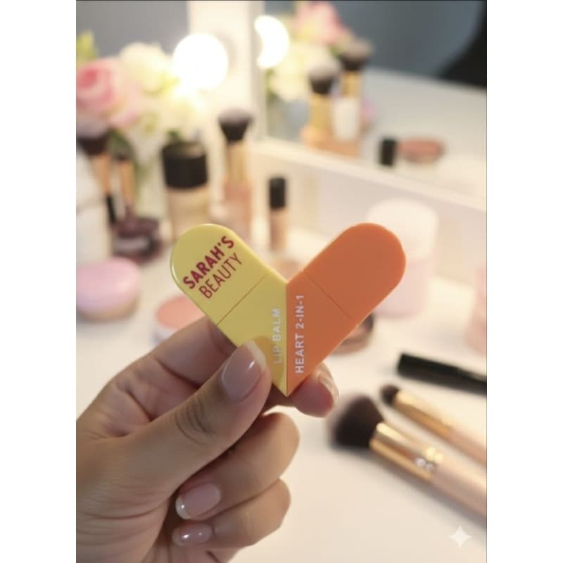 Lip balm heart 2 em 1 - Sarah's beauty