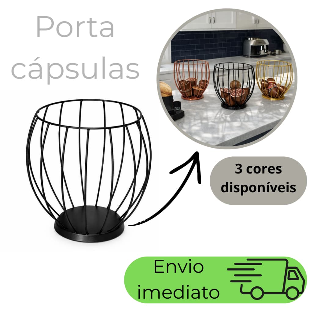 Porta Cápsulas  de ferro/metal nescafé dolce gusto Cantinho do Café chá Decoração para cozinha