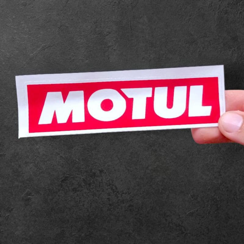 Adesivo { MOTUL } UNIDADE recorte eletrônico