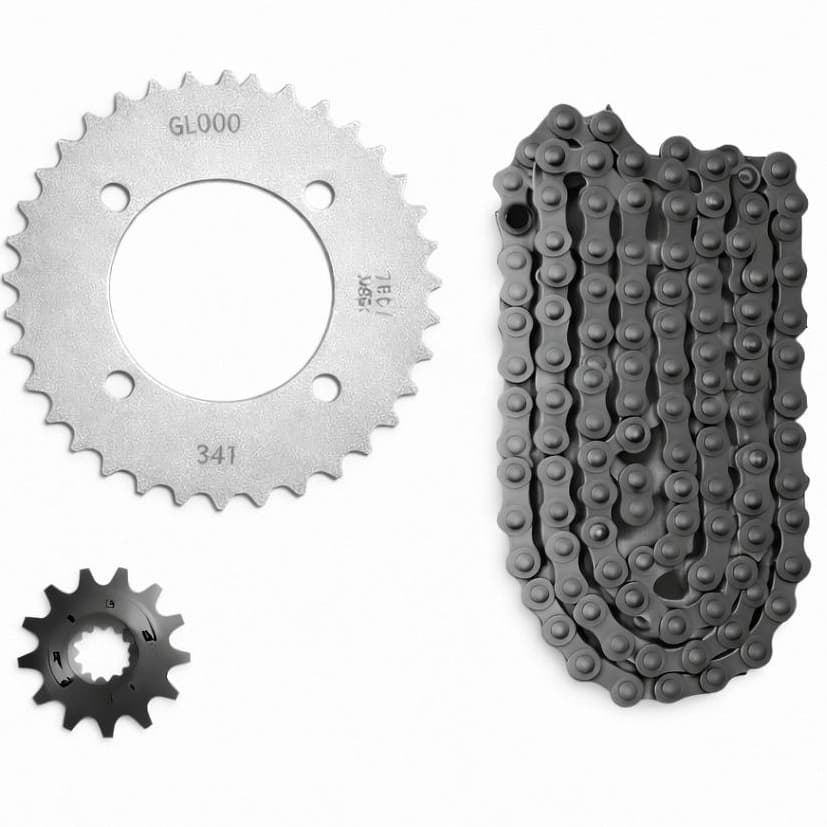 Kit Relação Transmissão Tração Honda Biz 125 2005 à 2024 Original