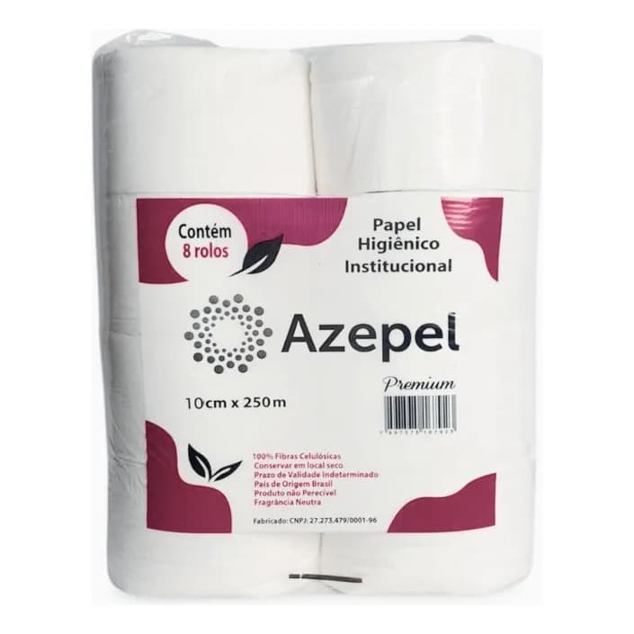 Papel Higienico Branco Premium 8 Rolão - 240 M