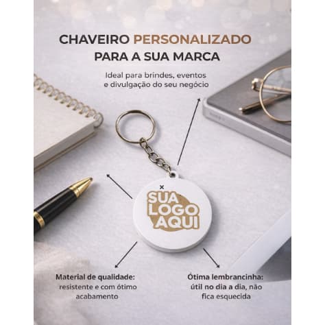 50 chaveiros de mdf personalizado