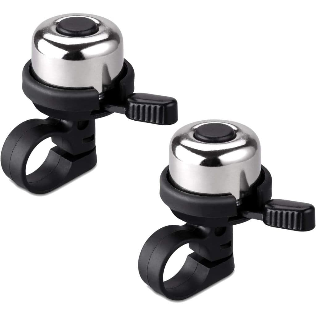 Campainha Para Bicicleta Yamada 11a Aço Mtb Cor Cinza