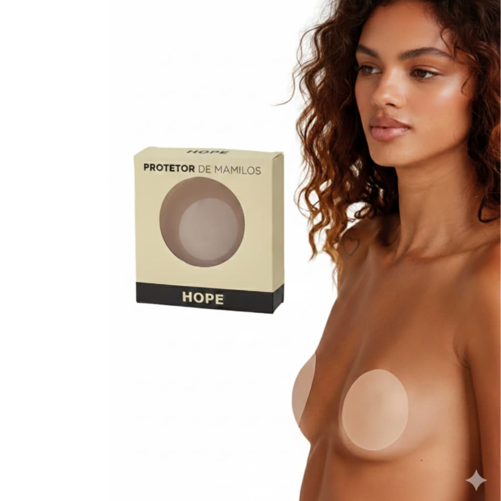 Protetor Para Mamilos / Seios Nude 8 cm - Hope AC450020