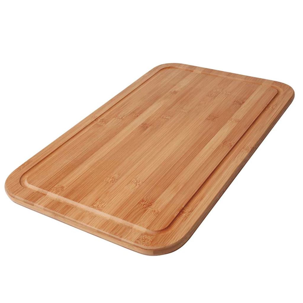 Tábua de Corte Bamboo 50x30cm com Sulco Mor