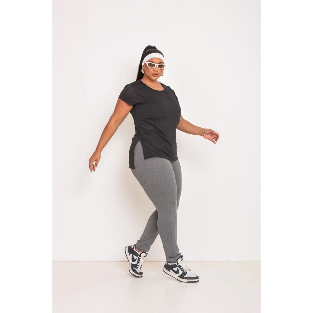Blusa Dray Fitness  Plus Size Feminina Leve Confortável Academia