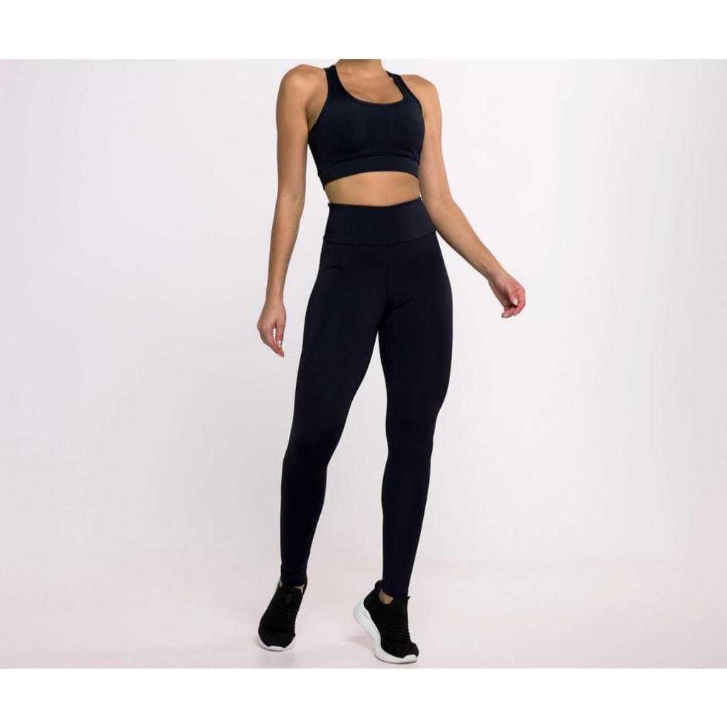 Calça Legging Suplex Feminina Academia Cintura Alta Esportiva Confira