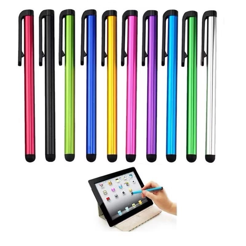 ATALHOBR Caneta Universal Touch Screen Stylus Pronta Entrega Tela Smartphone iPhone iPad Tablet Kindle -  Preto