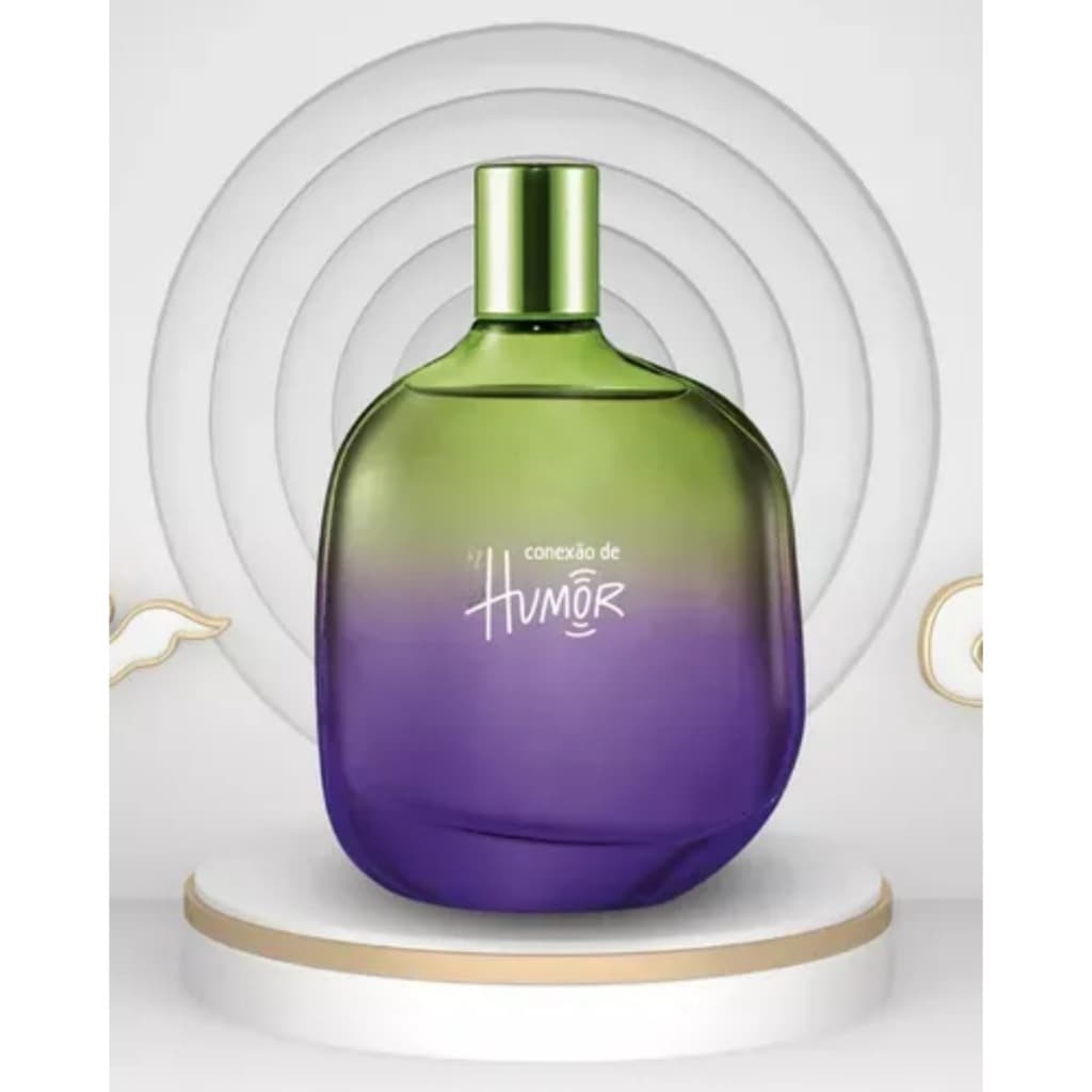 Perfume Masculino Conexão de Humor: Onde o riso vira perfume.