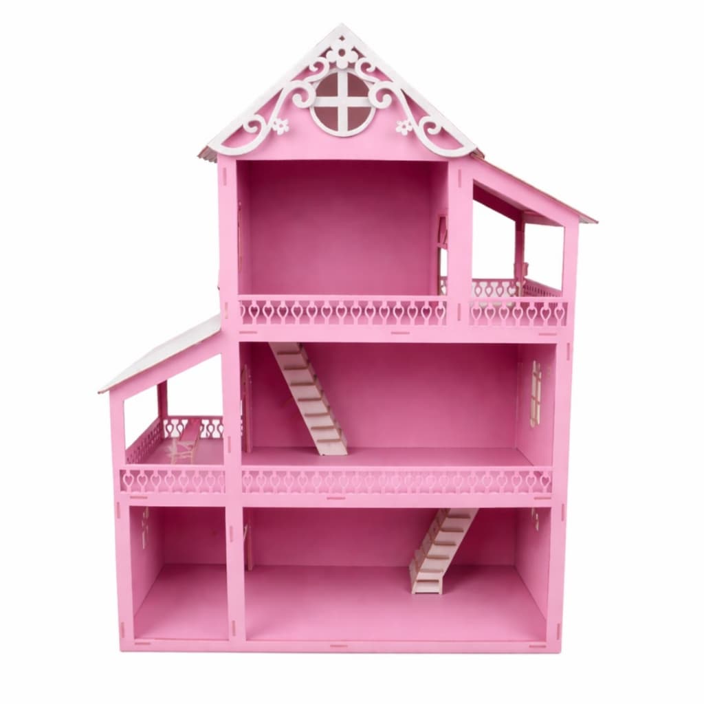 casa da Barb em MDF 1.30mt  casinha de boneca.