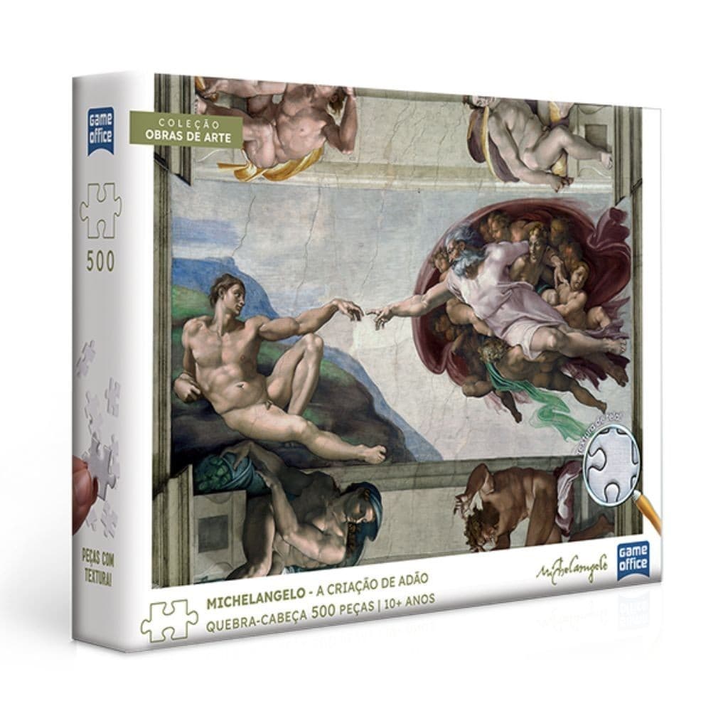 Quebra Cabeça Michelangelo A criação De Adão 500 peçasToyster