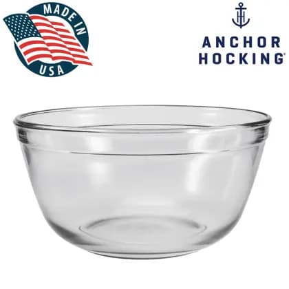 Tigela De Vidro Importada Eua Usa Anchor Hocking 2,5l Premiun bakeware