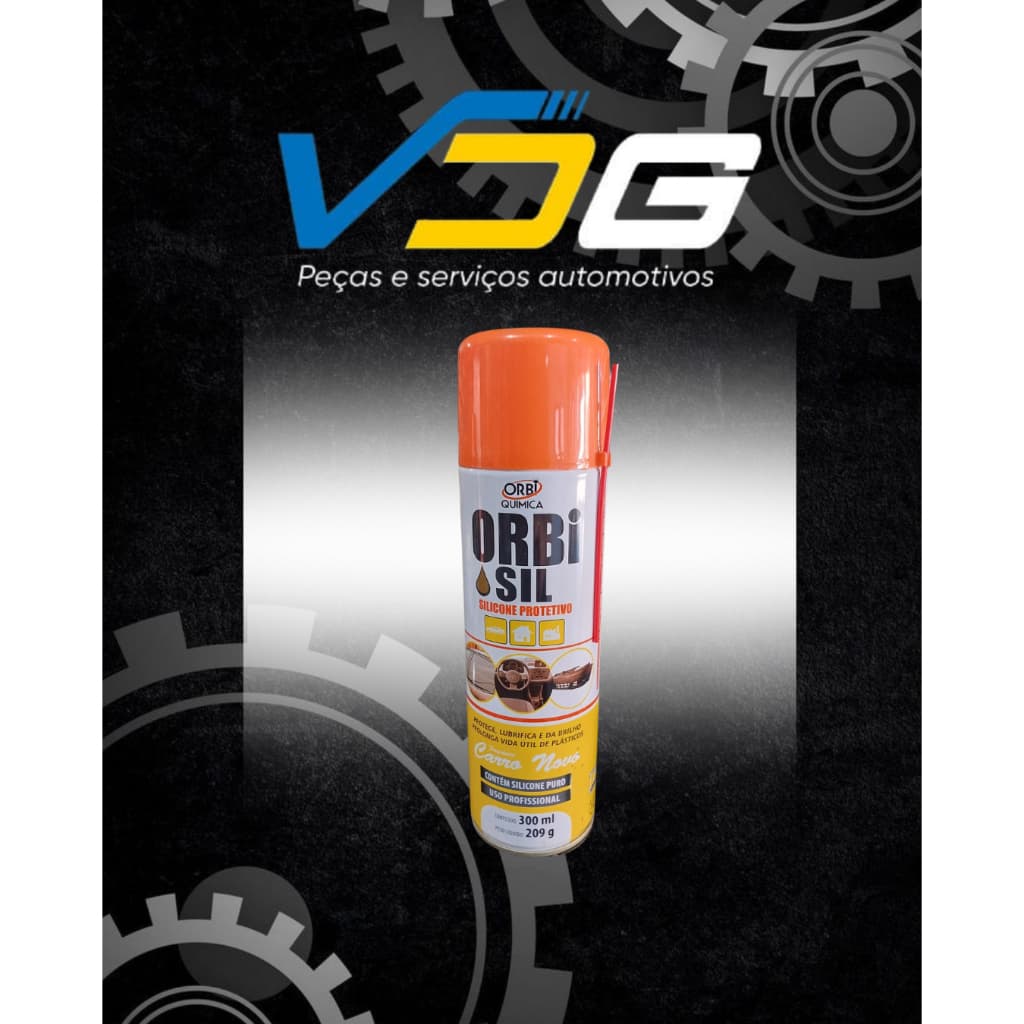 Spray Silicone Protetivo Orbi Sil 300ml Orbi Química