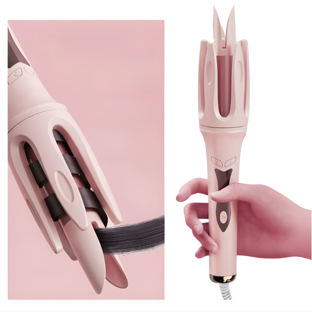 Modelador De Cachos Ondulador Automático 32mm Bivolt Com Painel De Led