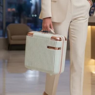 Frasqueira Organizadora de Maquiagem Joias Acessórios Maleta de Viagem Impermeável De Mão