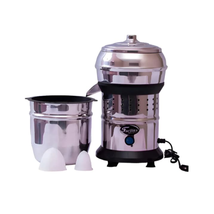 Espremedor Extrator De Sucos Frutas Laranja + Copo 3 Litros Prateado
