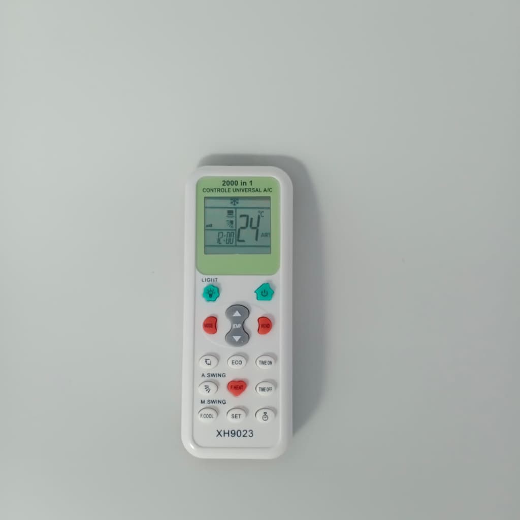Controle Ar Condicionado Universal XH9023 Diversos Modelo 2000 Em 1 A/C