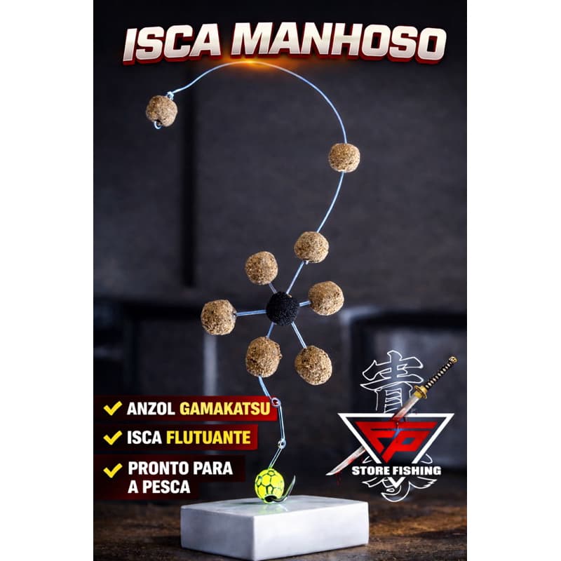isca manhoso empanado na p40 10mm para pesca de tambaqui e tambacus Eva top