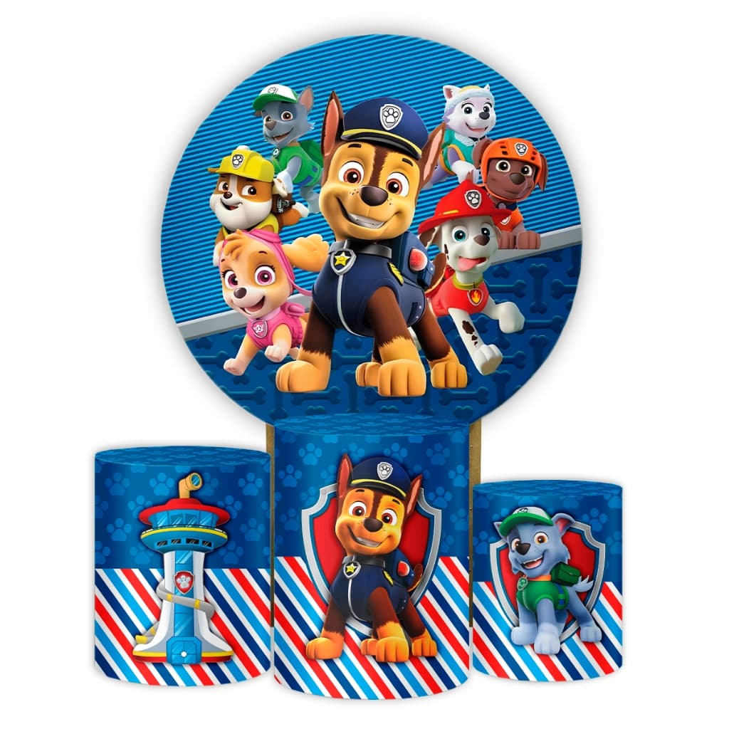 Super kit de capas Para Painel Decorativo Patrulha Canina 1,5/1,5