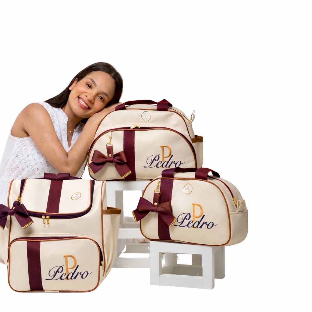 Bolsa Maternidade Personalizada Menino Kit Bolsa Maternidade Personalizada Nome do Bebê