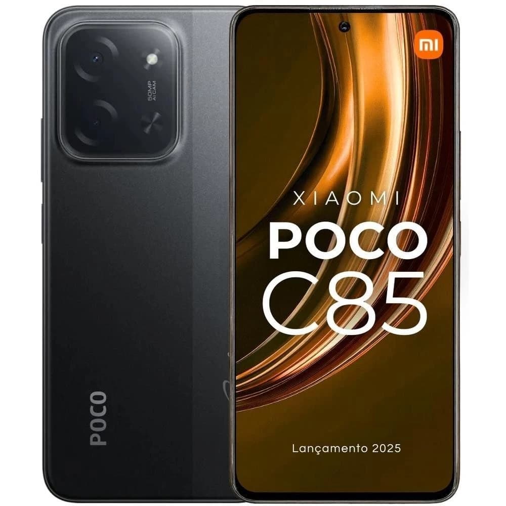 Smartphone Xiaomi POCO C85 8GB/256GB Original Lacrado Tela 6,9'' 50MP Bateria 6000mAh Versão NFC