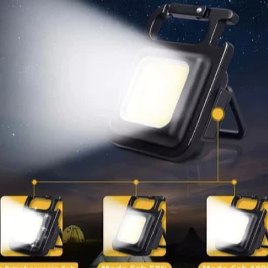 PROMOÇÃO!LED Mini Lanterna Com Led 4 Modos de Luz 4 Funções, Chaveiro portatil e abridor de garrafas