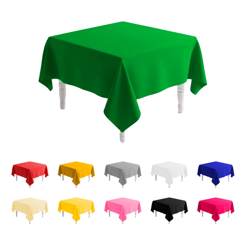 Kit 10 e 5 Toalha de mesa 4 Lugares Oxford - Decoração, Festa, Buffet, Cobre Mancha Várias Cores