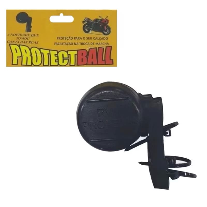 Protetor Tênis Sapato Para Cambio De moto Bolinha Universal