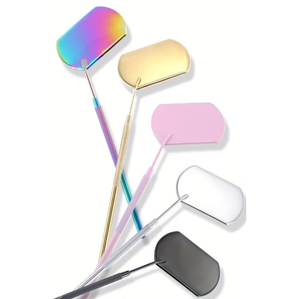 Espelho Espelhinho Inox Grande Extensão De Cílios Clínico Dentista
