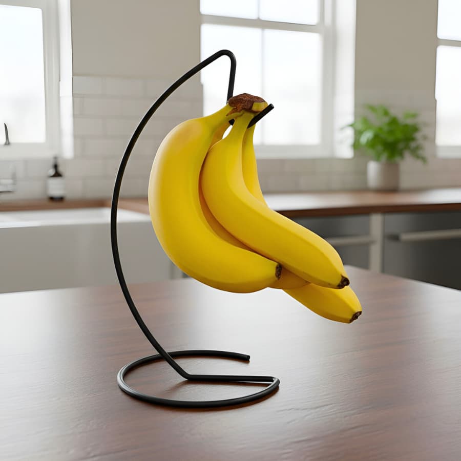 Suporte Para Banana Suporte Cacho De Bananas Fruteira Para Pendurar Multiuso Gancho Expositor Casa