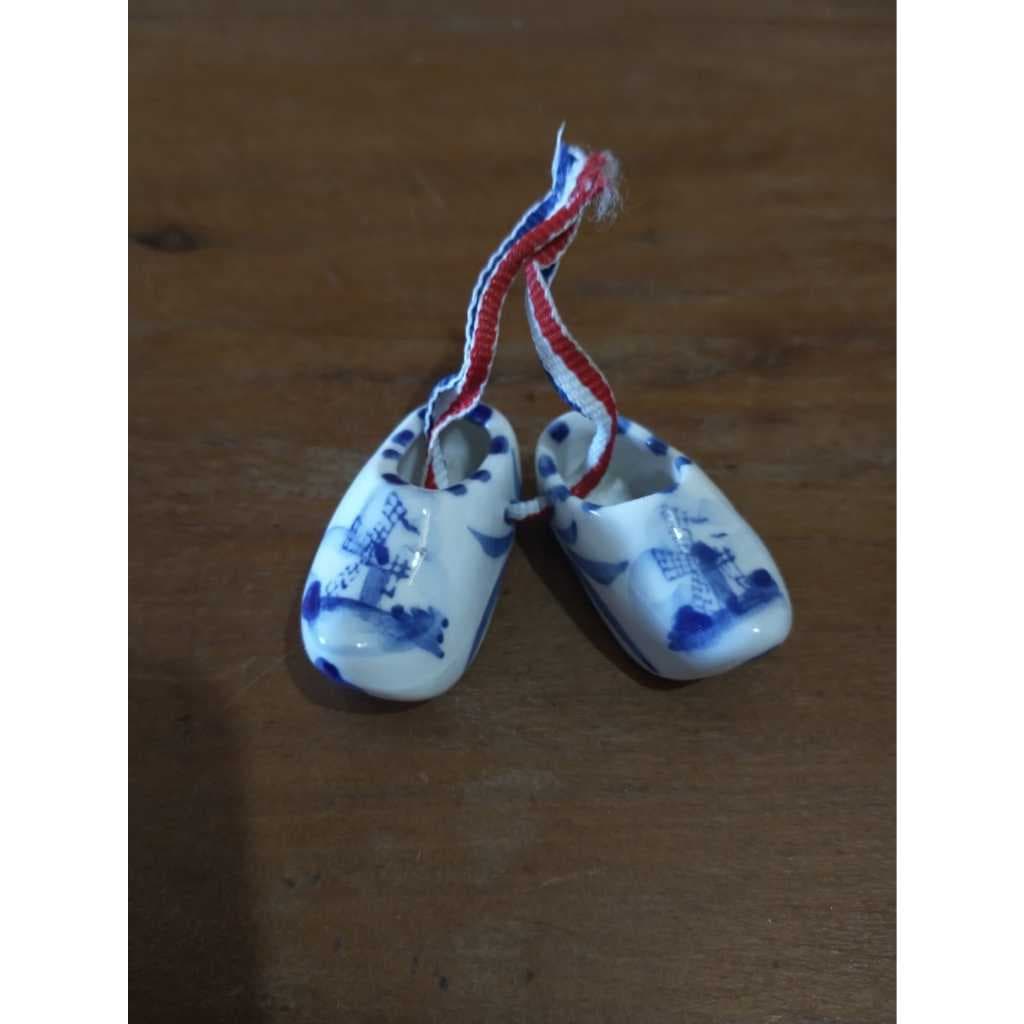 HOLANDA, Souvenir 1 par de tamancos, Déc.80/90, 4cm, ITEM COLEÇÃO, USADOS, LER ANUNCIO ABAIXO, Excelente estado, Acervo