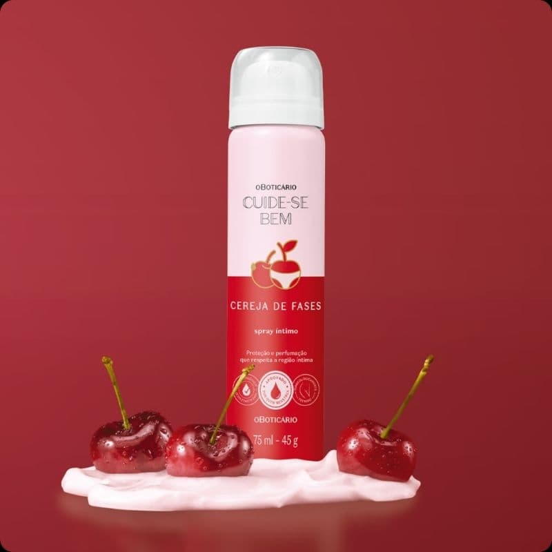 Spray Íntimo Desodorante Cereja De Fases 75Ml
