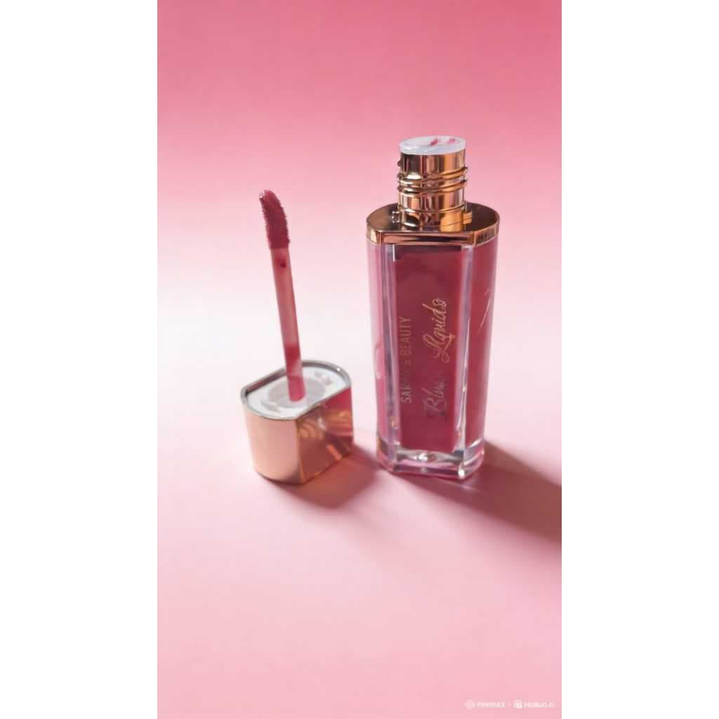 Blush Líquido Sarah's Beauty Efeito Corado Natural Radiante Alta Fixação Construível Não Mancha Acabamento Natural